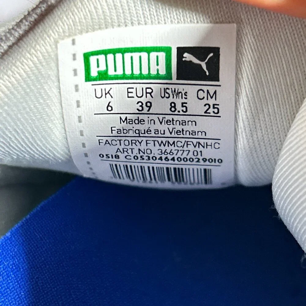 Puma Muse ICE Womens Running Shoes Size 8.5 White Sneakers Walking Gym Casual - Picture 10 of 12